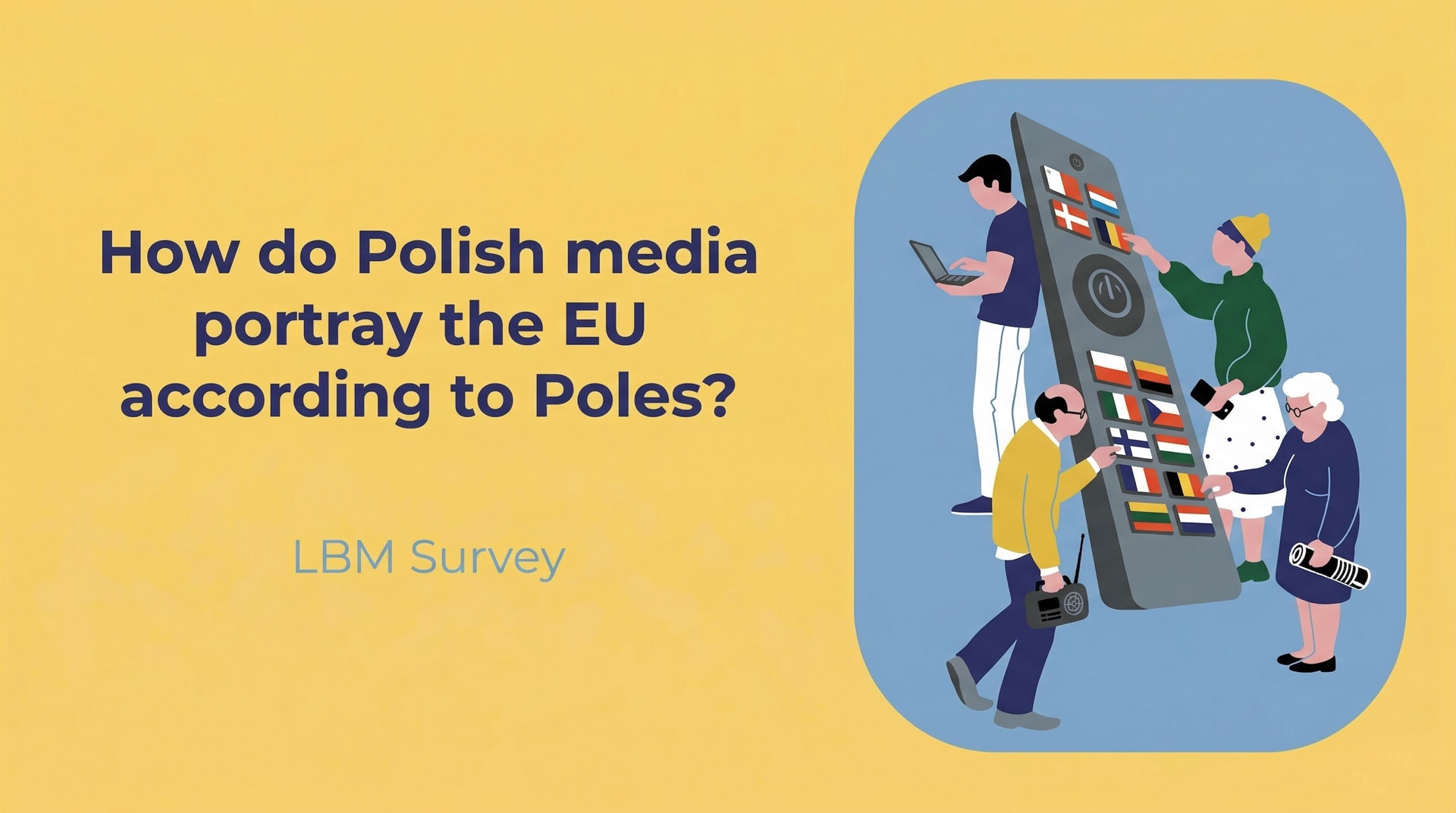 How do Polish media portray the EU in the opinion of Poles?